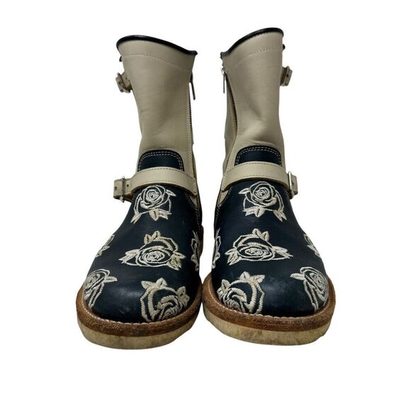 Patrick Winget Two Thousand Never 6 Boots Embroidered Floral USA Made Mens READ - Picture 4 of 16